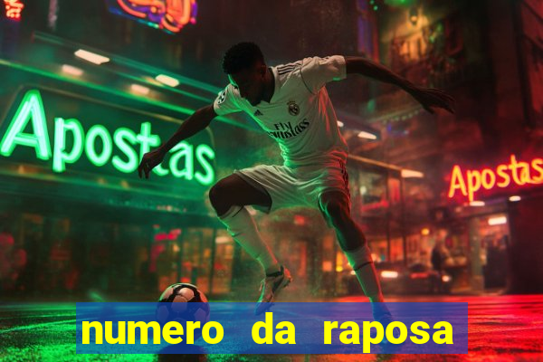 numero da raposa jogo do bicho